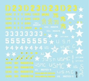 Star Decals 35-C1267 USMC M26 et M26A1 Pershing 1/35 – image 3