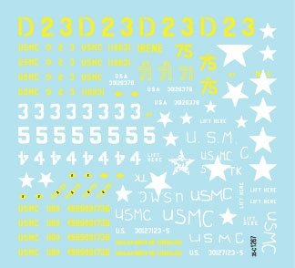 Star Decals 35-C1267 USMC M26 et M26A1 Pershing 1/35 – image 3