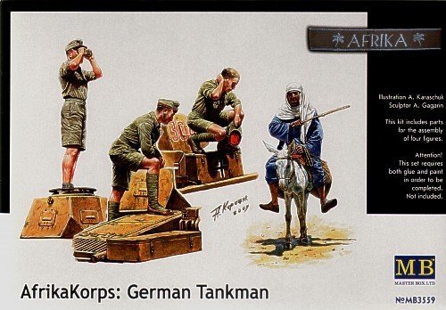 Master Box 3559 Corps allemand d'Afrique (4 figurines) (1/35) 