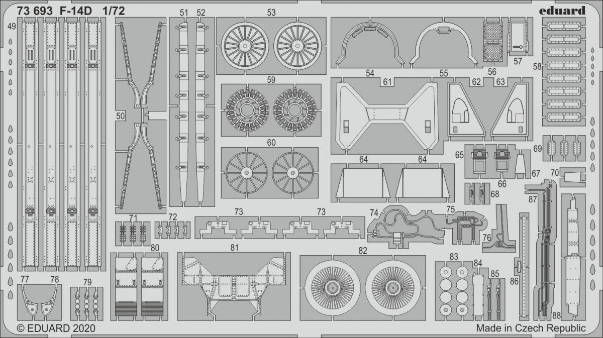 Eduard 73693 F-14D 1/72 GREAT WALL HOBBY – Bild 2