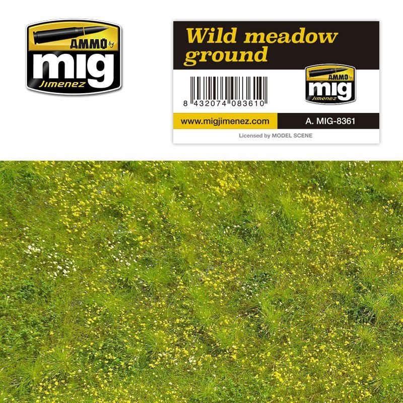 Munitions Mig Jimenez 8361 WILD MEADOW GROUND 230 x 130 mm