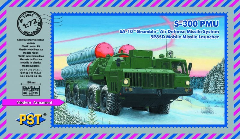 PST 72055 S-300PMU (SA-10 « Grumble ») Système de défense aérienne 5P85D 1/72