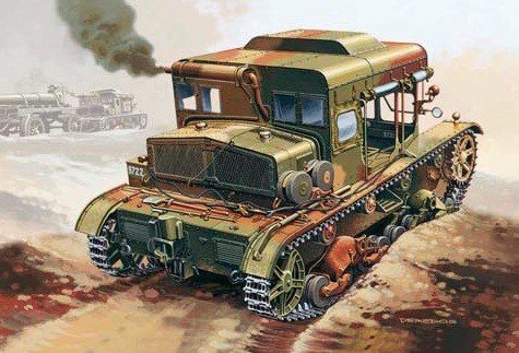 Tracteur d&amp;#39;artillerie lourde Mirage Hobby 72891 C7P (1/72)