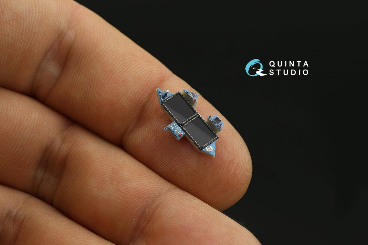 Intérieur imprimé en 3D et coloré sur papier décalcomanie Quinta Studio QD48234 Su-35S (KittyHawk) 1/48  – image 13