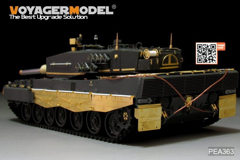 Voyager modèle PEA363 léopard allemand moderne 2A4 Schurzen (pour MENG TS-016) 1/35 – image 2