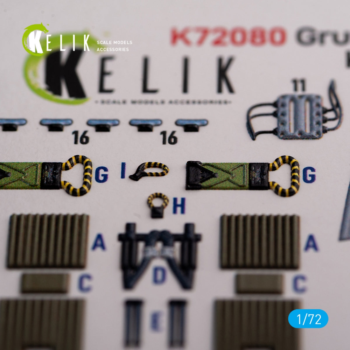 KELIK K72080 Grumman A-6A Knight Rider autocollants 3D intérieurs pour kit Fujimi 1/72 – image 5