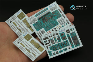 Intérieur imprimé en 3D et coloré sur papier décalcomanie Quinta Studio QD35077 Ka-29 (Trumpeter) 1/35 – image 2