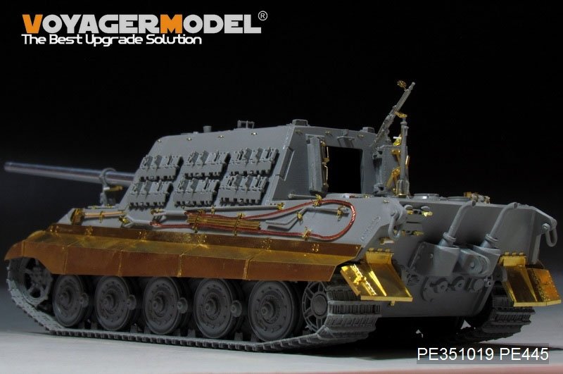 Maquette Voyager PE351019 Jagdtiger allemand de la Seconde Guerre mondiale (modèle de base) pour TAKOM 8001 au 1/35  – immagine 6