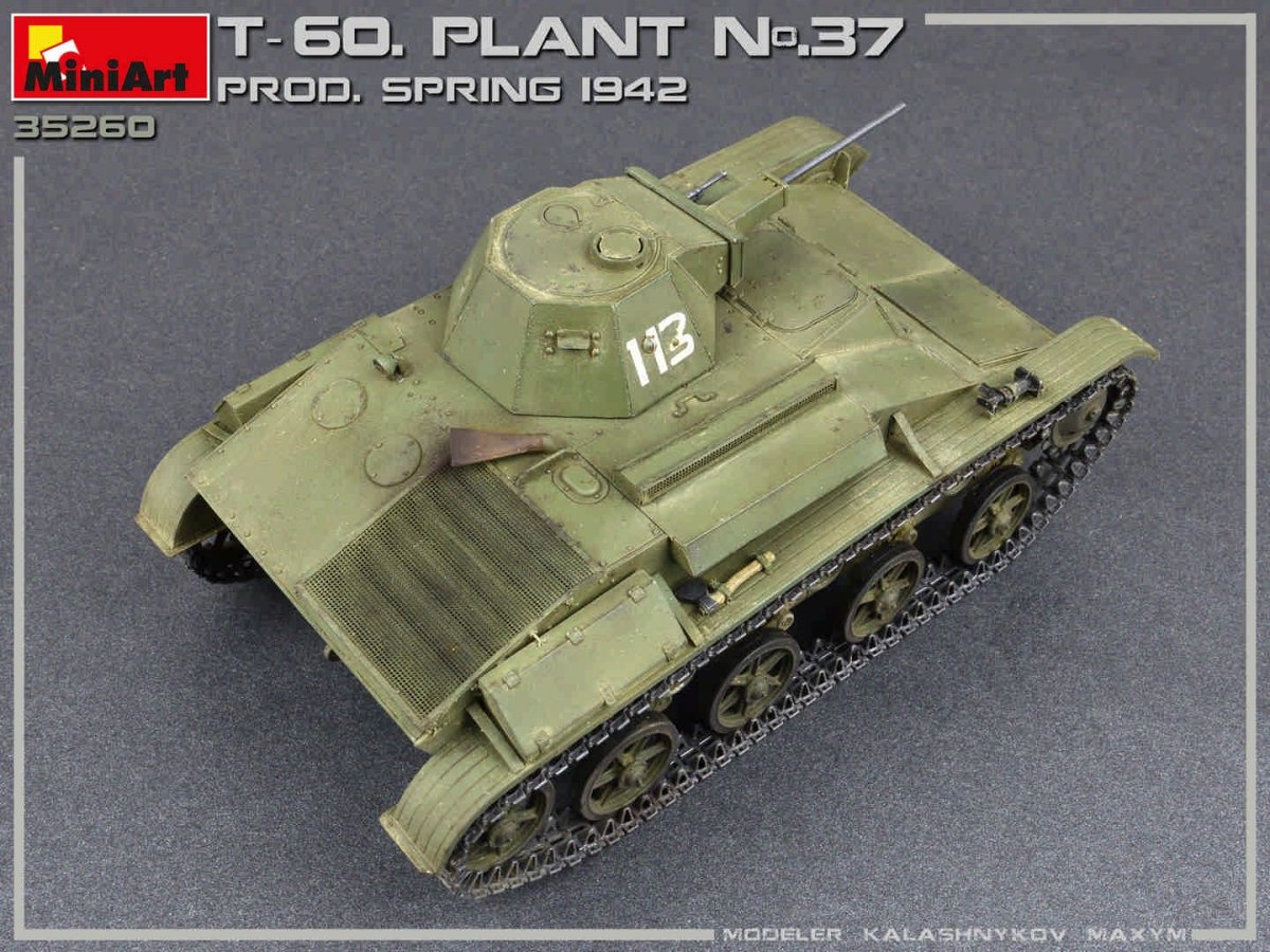 MiniArt 35260 USINE T-60 N.37, SVERDLOVSK PROD. PRINTEMPS 1942. KIT INTÉRIEUR 1/35 – immagine 5