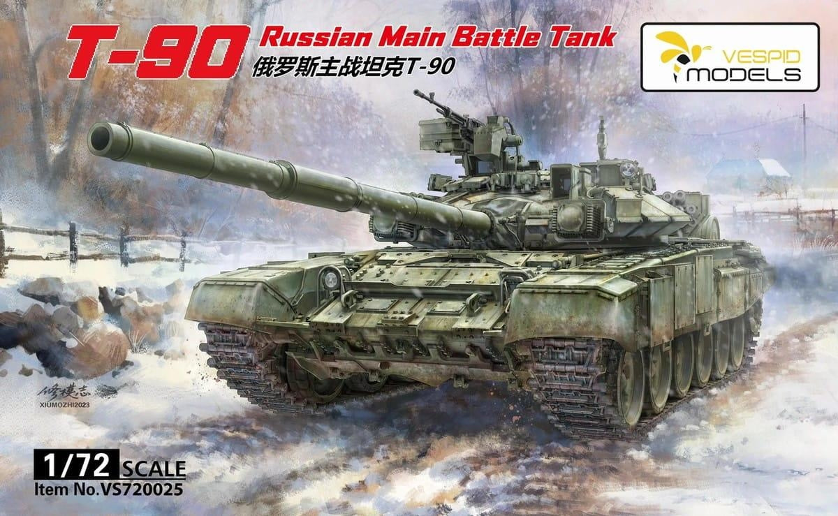 Maquette Vespid Models VS720025 T-90 Char de combat principal russe 1/72