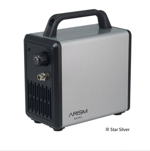 Compresseur d&amp;#39;air miniature Sparmax 1MSS Arism (Star Silver) avec tuyau de 2 m