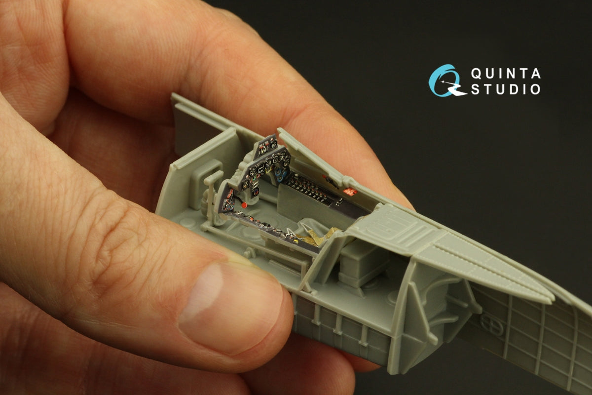 Quinta Studio QD48376 Ta 152H 3D-Printed &amp;amp; coloured Interior on decal paper (Zoukei Mura) 1/48 – zdjęcie 10