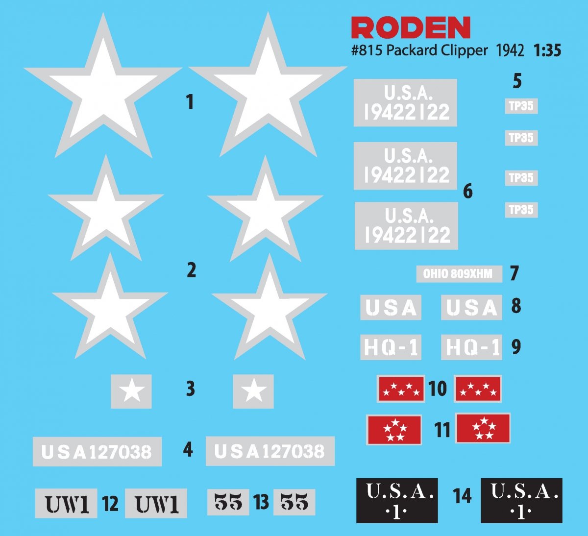 Roden 815 Packard Clipper 1941 1/35 – image 4