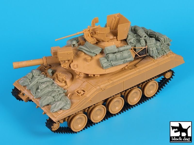 Ensemble d&amp;#39;accessoires Black Dog T35172 M 551 Sheridan Guerre du Golfe 1/35 – imagen 4