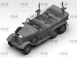 ICM 24024 Type G4 avec MG 34 et personnel d&amp;#39;état-major allemand 1/24 – image 3