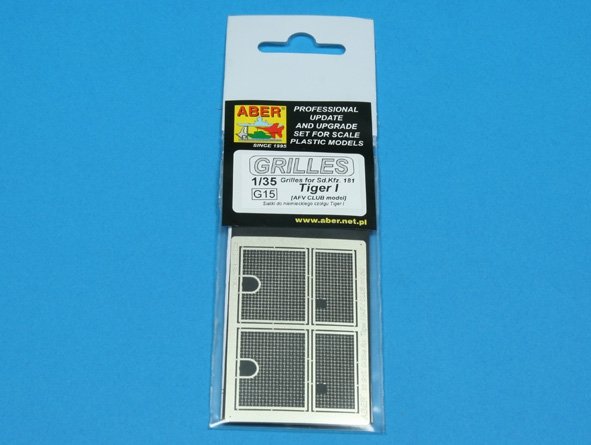 Aber 35G15 Grilles pour char allemand Sd.Kpz. 181 Tigre I (1/35) – image 4