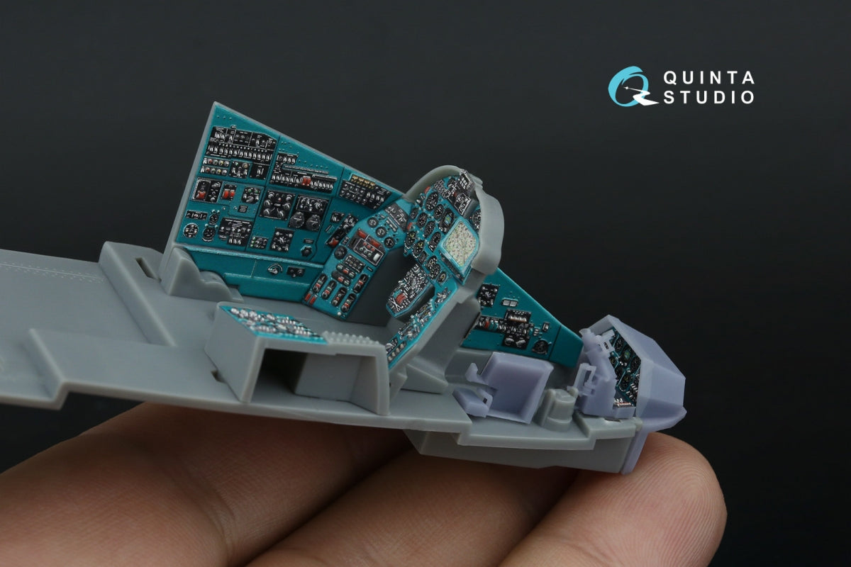 Quinta Studio QDS+48516 Mi-24P Hind-F Intérieur coloré imprimé en 3D sur papier décalcomanie (Trumpeter) (petite version) (avec pièces en résine imprimées en 3D) 1/48 – imagen 8