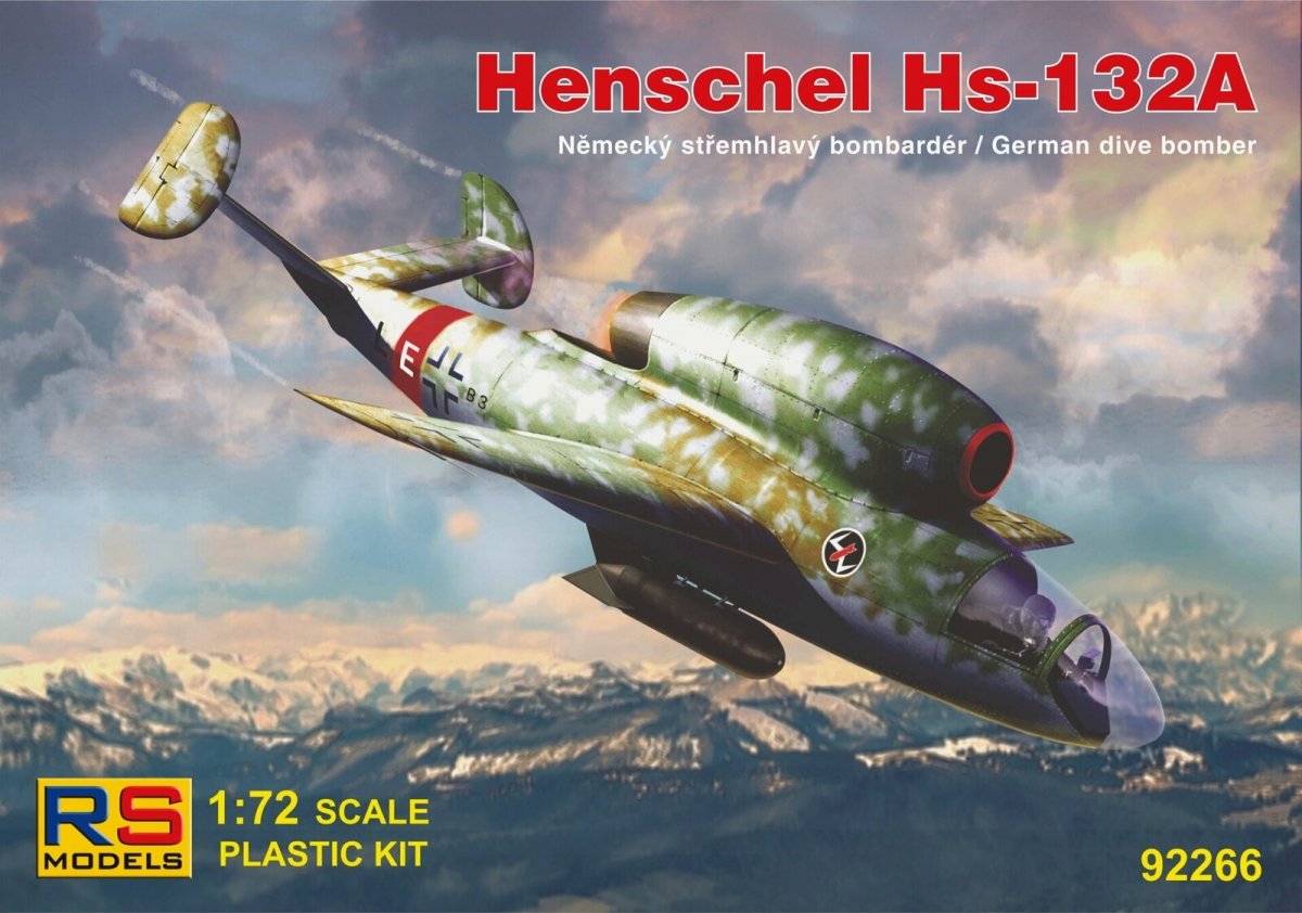 RS Models 92266 Henschel Hs-132 A 1/72 