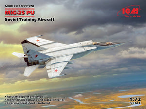 ICM 72178 MiG-25PU Avion d&amp;#39;entraînement soviétique 1/72