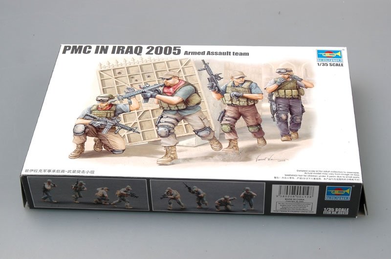 Trumpeter 00419 PMC en Irak 2005 - Équipe d&amp;#39;assaut armée (1/35) – image 3