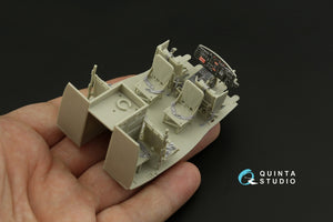 Intérieur coloré imprimé en 3D sur papier décalcomanie Quinta Studio QD48267 UH-1D (KittyHawk) 1/48 – imagen 11