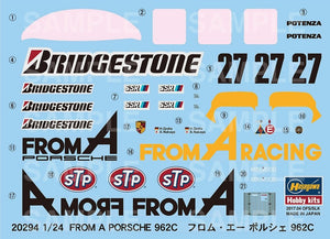Hasegawa 20294 Maquette Porsche 962C au 1/24 – Bild 2