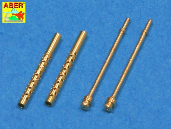 Aber A48 012 Jeu de 2 canons pour mitrailleuses d&amp;#39;avion japonaises Type 97 de 7,7 mm (1/48)