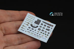Intérieur imprimé en 3D et coloré sur papier décalcomanie Quinta Studio QD72218 Ju 88A-4 (Hasegawa) 1/72 – image 6