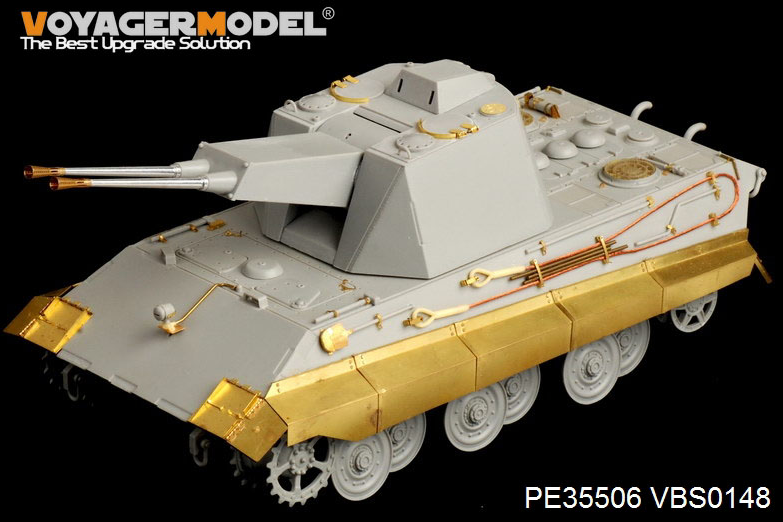 Maquette Voyager PE35506 E-50 FlaKpanzer allemand de la Seconde Guerre mondiale pour TRUMPETER 01537 1/35 – image 2