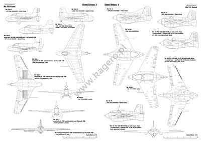 Kagero 7117 Le Messerschmitt Me 163 Komet EN/PL  – Bild 2
