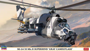 Hasegawa 02297 Mi-24/35 Mk.III SUPERHIND « CAMOUFLAGE GRIS » (1/72)