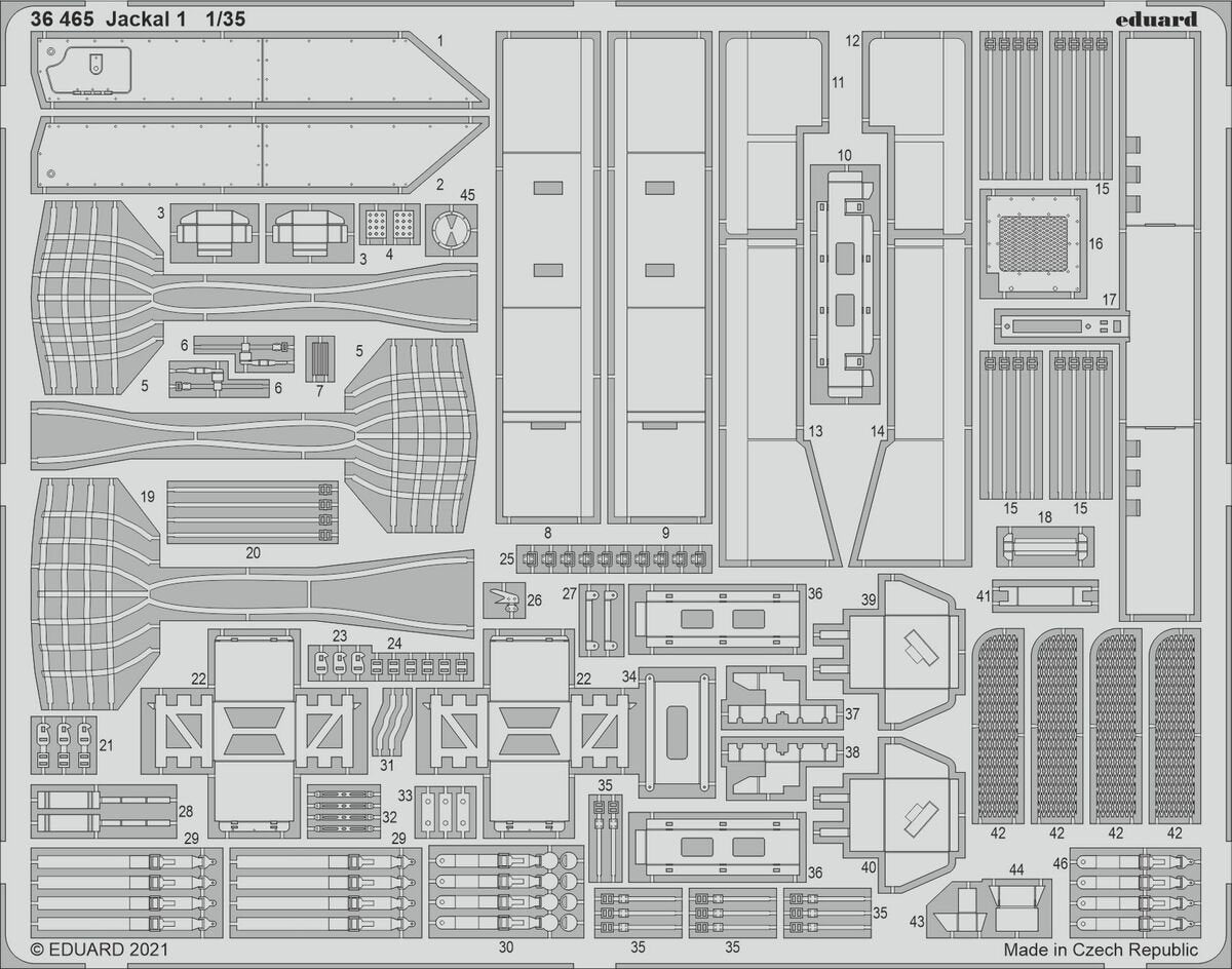 Eduard 36465 Jackal 1 HOBBY BOSS 1/32