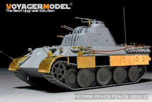 Maquette Voyager PE35998 FlaKPanzer V allemand de la Seconde Guerre mondiale, canon antiaérien FlaKvierling 20 mm MG 151/20, version de base pour TAKOM 2105 au 1/35 – image 4