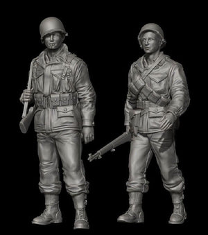 Panzer Art FI35-095 Soldats américains en uniforme M43, ensemble à l&amp;#39;échelle 1/35