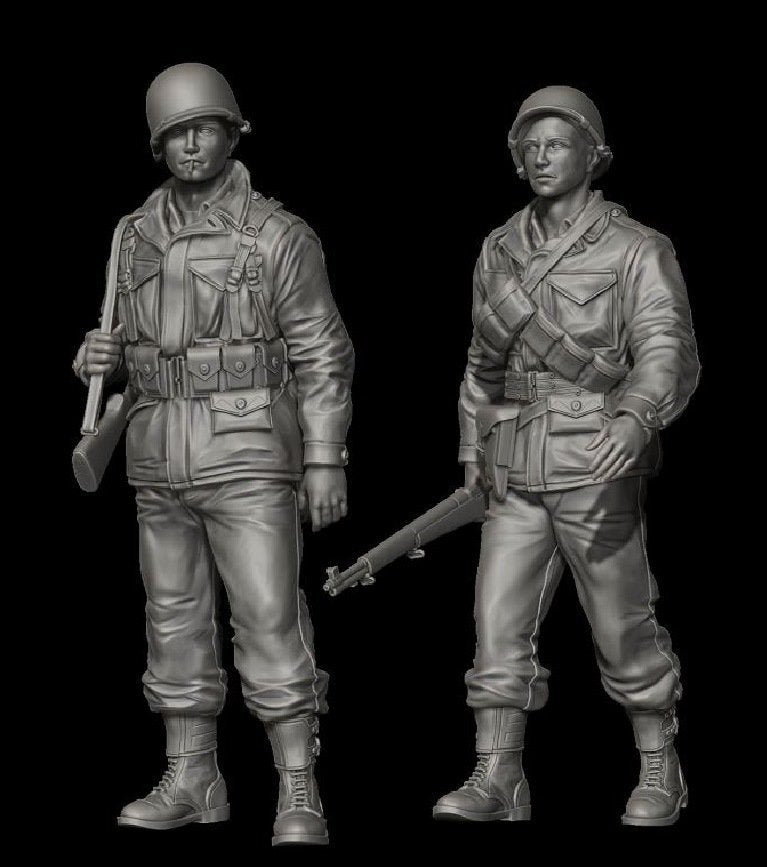 Panzer Art FI35-095 Soldats américains en uniforme M43, ensemble à l&amp;#39;échelle 1/35