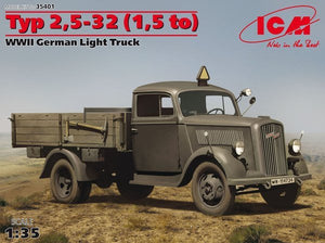 ICM 35401 Type 2.5-32 (1.5 à) Camion léger allemand de la Seconde Guerre mondiale (1/35)