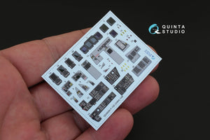 Intérieur imprimé en 3D et coloré sur papier décalcomanie Quinta Studio QD48090 F-15E (pour kit GWH) 1/48 – image 2