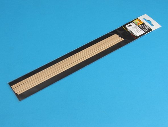Tiges rondes en bois Aber WR2, longueur 2,00 mm, 250 mm x 10 pièces. – image 5