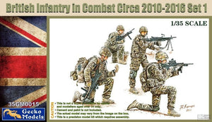 Gecko Models 35GM0015 Infanterie britannique au combat, vers 2010-2012, échelle 1/35