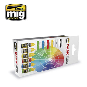AMMO de Mig Jimenez 7178 COULEURS ACRYLIQUES BASIQUES 6x17ml – image 2