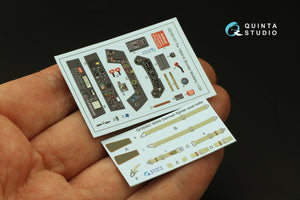 Quinta Studio QD35101 FW 190A-6 3D-Printed &amp;amp; coloured Interior on decal paper (Border Model) 1/35 – zdjęcie 6