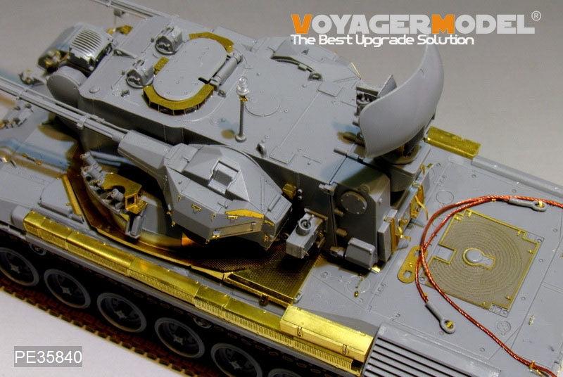 Maquette Voyager PE35840 Gepard A1 SPAAG allemand moderne de base pour TAKOM 2044 au 1/35 – immagine 9