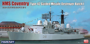ForeArt 3002 HMS Coventry Type 42 Destroyer lance-missiles guidés Lot I 1/350