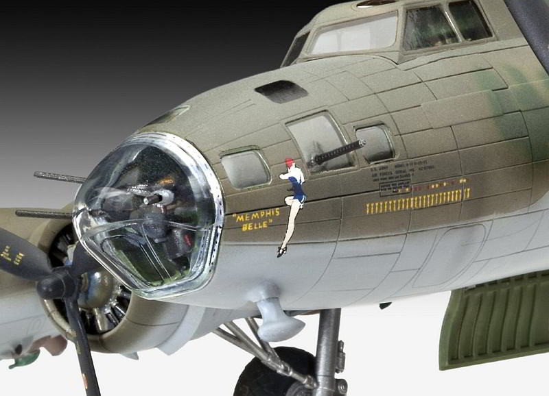 Revell 04279 Boeing B-17 F Memphis Belle 1/72 – image 3