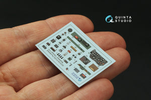Intérieur coloré imprimé en 3D sur papier décalcomanie Quinta Studio QD72153 P-47D Thunderbolt Bubbletop (Tamiya) 1/72 – imagen 4