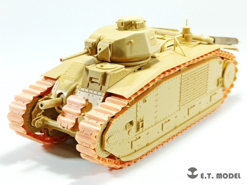 Maquette ET Model P35-019 Char de combat français B1 bis de la Seconde Guerre mondiale, chenilles fonctionnelles (impression 3D), échelle 1/35 – Bild 5
