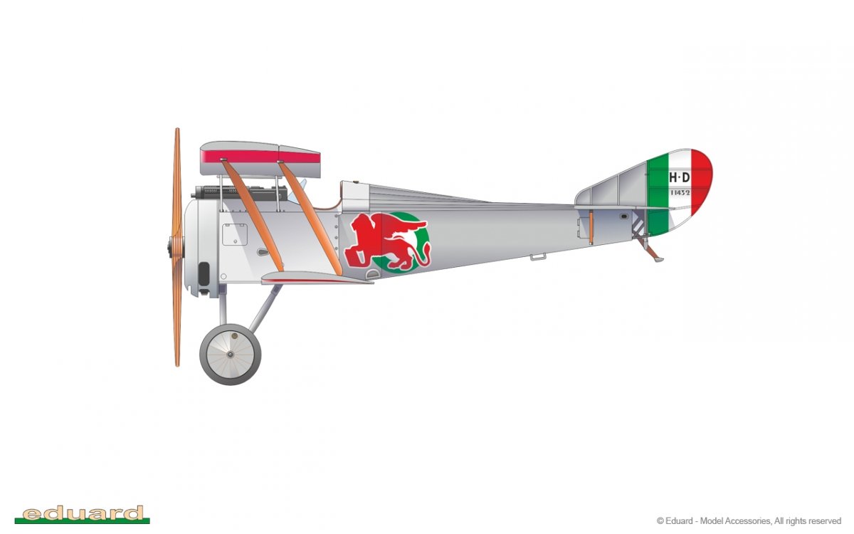 Eduard 11139 IL Magnifico Hanriot HD.I en service italien, édition limitée 1/48 – image 2
