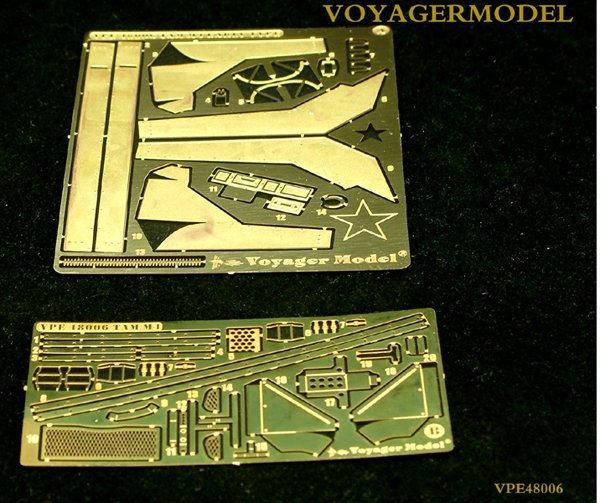 Ensemble de photodécoupe Voyager Model VPE48006 pour M-4 (pour Tamiya 32505) au 1/48
