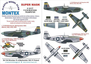 Montex K32177 P-51B MUSTANG 1/32