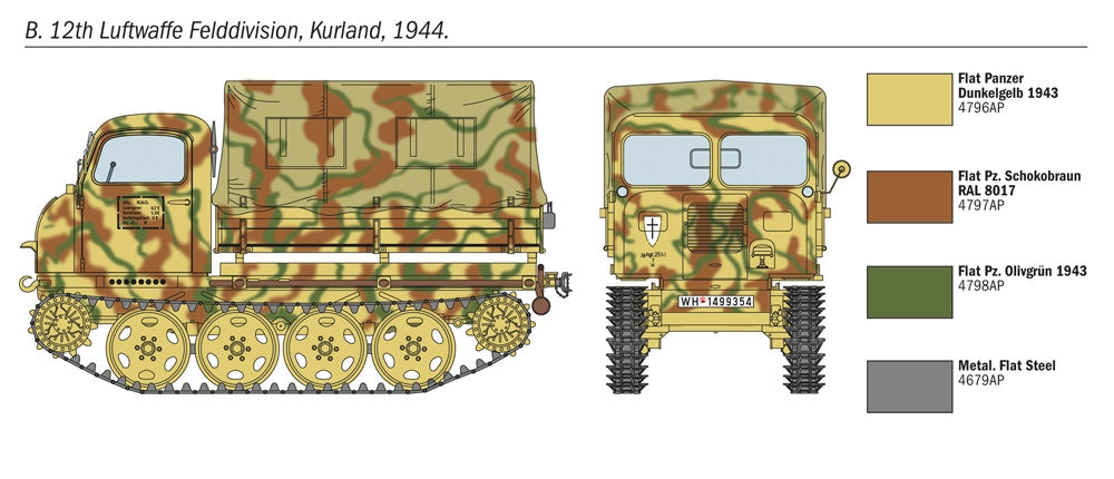 Italeri 6549 STEYR RSO/01 avec SOLDATS ALLEMANDS (1/35) – immagine 16